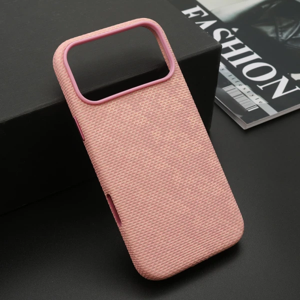 Futrola woven touch magsafe za iphone 17 pro max (6.9) roze