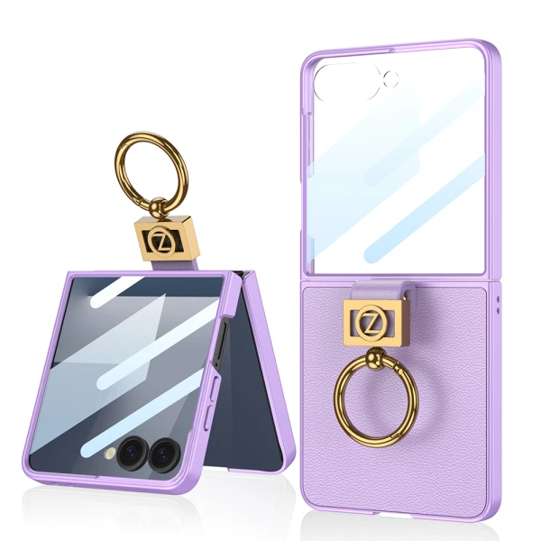 Futrola z-ring case za samsung f751b galaxy z flip 7 5g ljubicasta (gkk case)