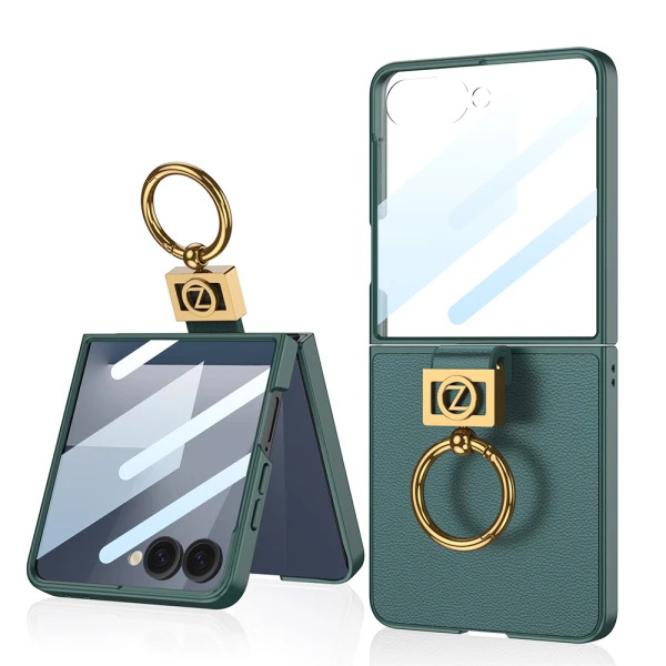 Futrola z-ring case za samsung f751b galaxy z flip 7 5g zelena (gkk case)