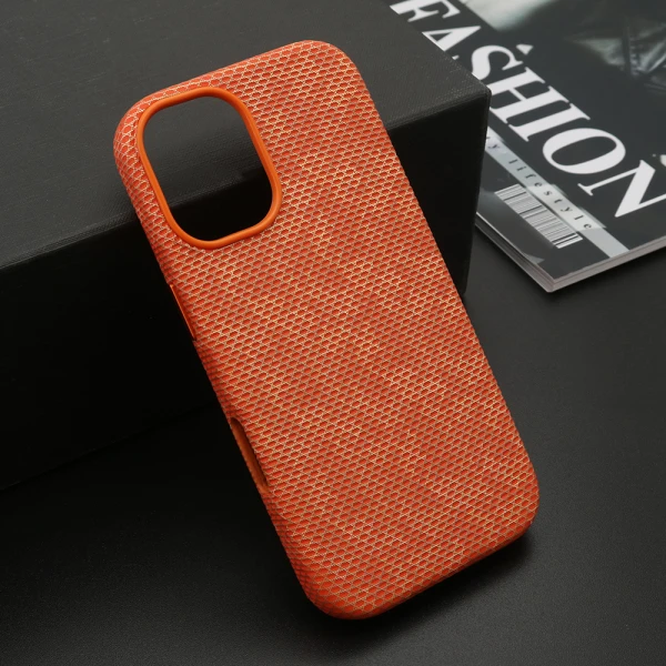 Futrola woven touch magsafe za iphone 17 (6.3) narandzasta