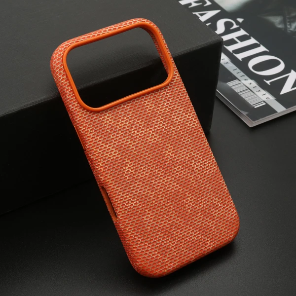 Futrola woven touch magsafe za iphone 17 pro (6.3) narandzasta