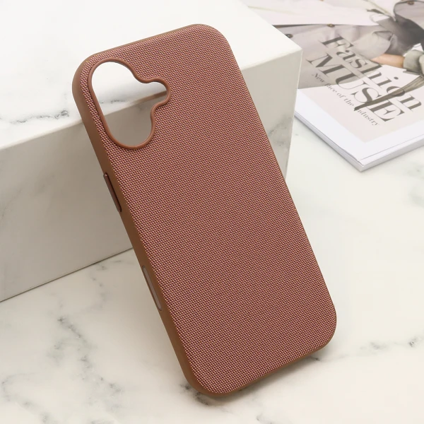 Futrola woven magsafe za iphone 17 (6.3) braon