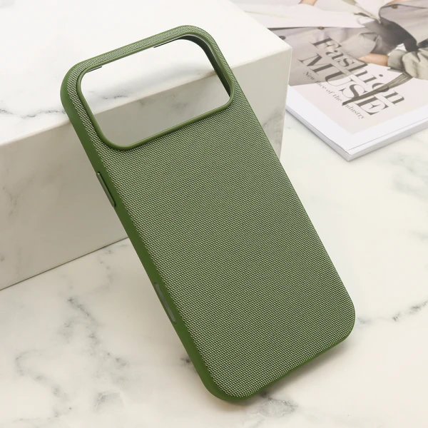 Futrola woven magsafe za iphone 17 pro max (6.9) zelena