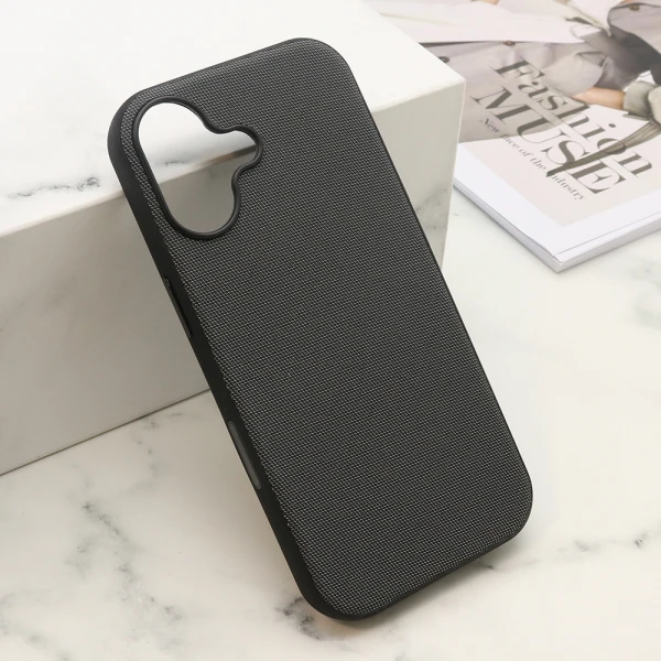 Futrola woven magsafe za iphone 16 (6.1) crna
