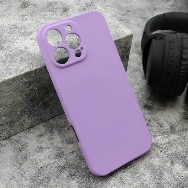 Futrola velvet touch za iphone 16 pro max (6.9) ljubicasta