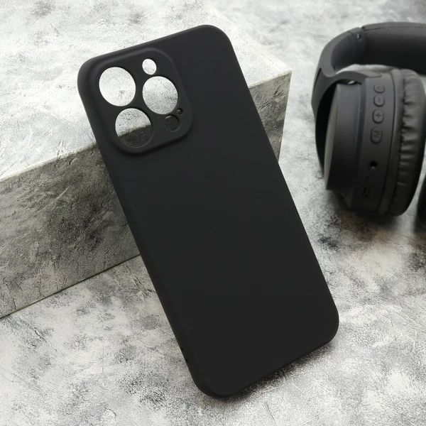Futrola velvet touch za iphone 15 pro max (6.7) crna