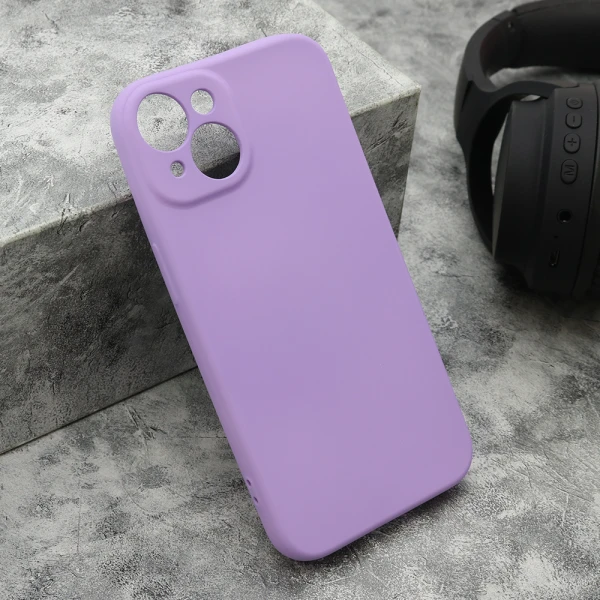 Futrola velvet touch za iphone 14 (6.1) ljubicasta