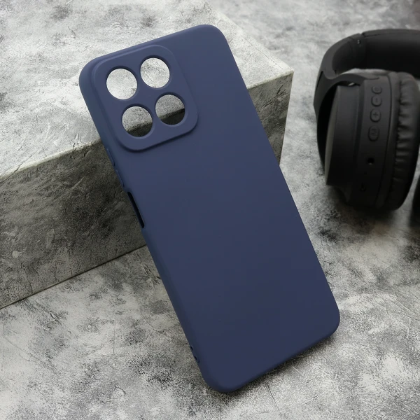 Futrola velvet touch za honor x7c/honor 200 smart tamno plava