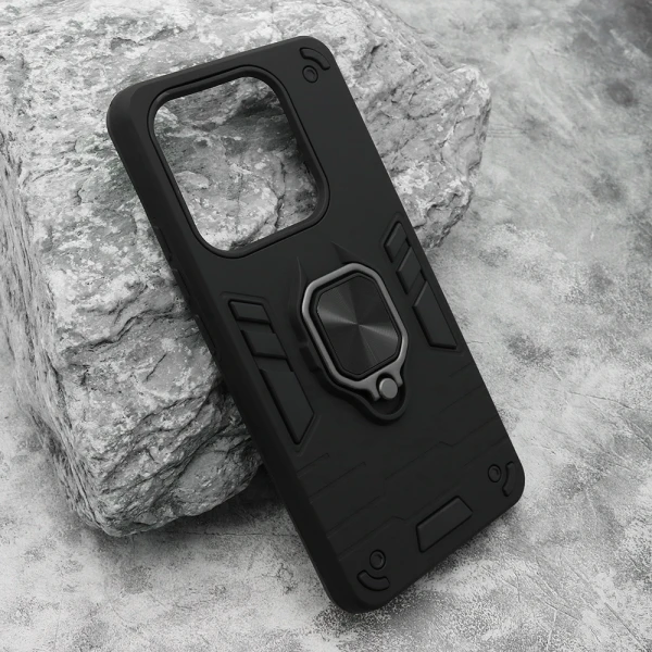 Futrola square ring za xiaomi redmi note 14 4g crna