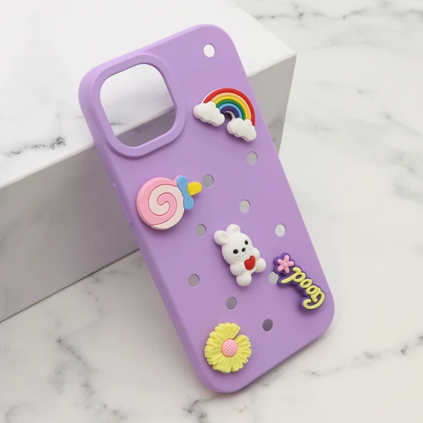 Futrola toy za iphone 15 (6.1) ljubicasta