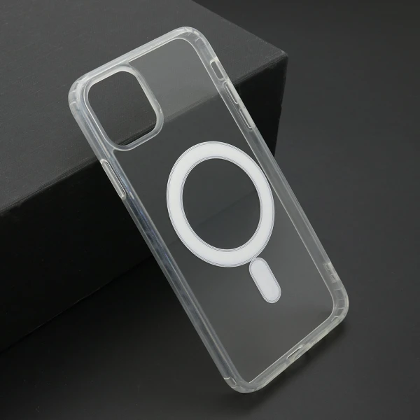 Futrola standard magsafe za iphone 11 pro max (6.5) providna (bela)