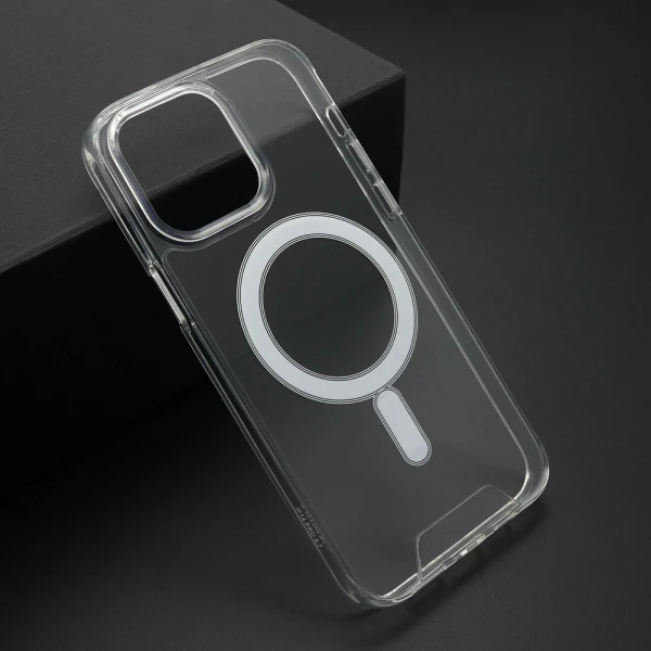 Futrola standard magsafe za iphone 14 pro max (6.7) providna (bela)