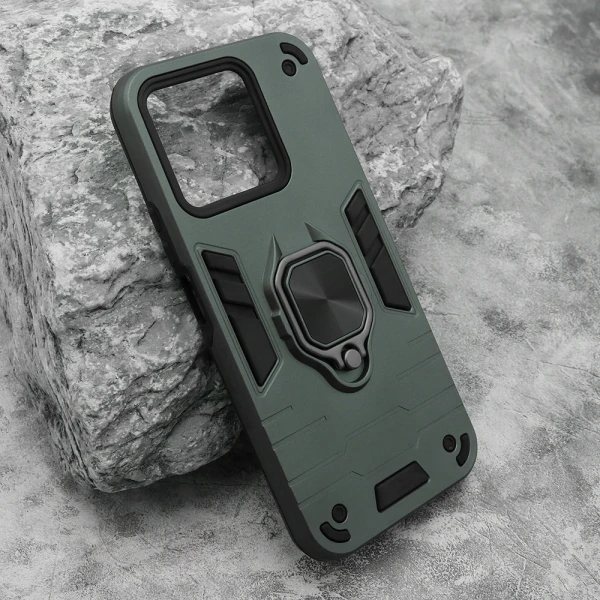 Futrola square ring za honor x8c zelena