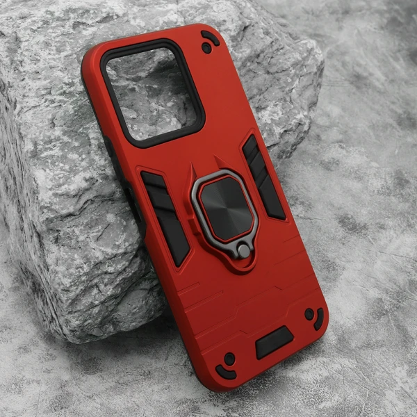 Futrola square ring za honor x8c crvena
