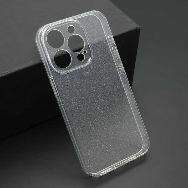 Futrola sparkling za iphone 15 pro (6.1) providna