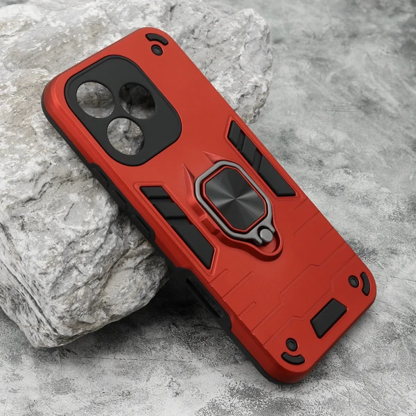 Futrola square ring za honor 400 lite crvena