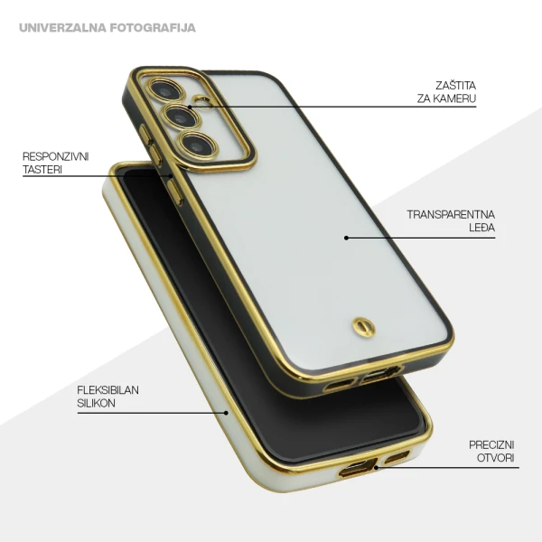 Futrola space edge za samsung a356b galaxy a35 5g crna