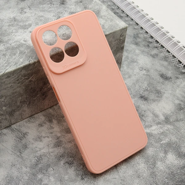 Futrola soft 3d camera za honor x7c/honor 200 smart roze