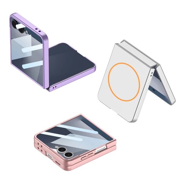 Futrola smooth magsafe za samsung f751b galaxy z flip 7 5g titanijum (gkk case)