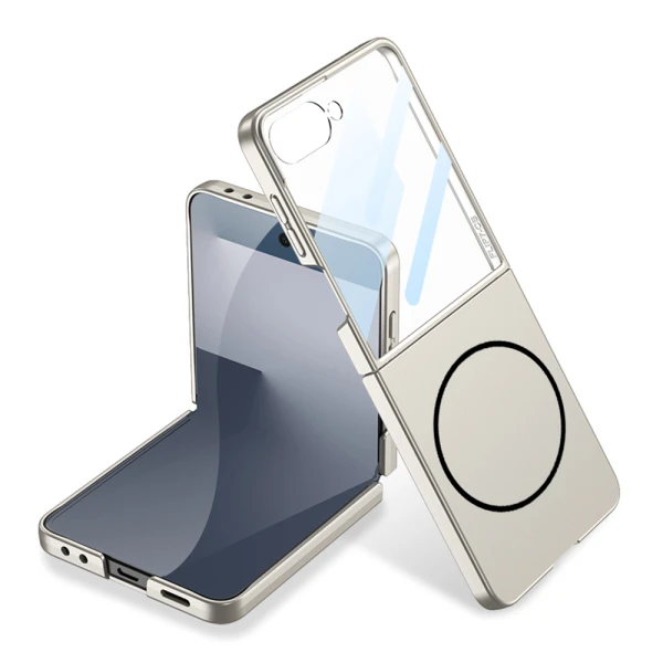 Futrola smooth magsafe za samsung f751b galaxy z flip 7 5g titanijum (gkk case)