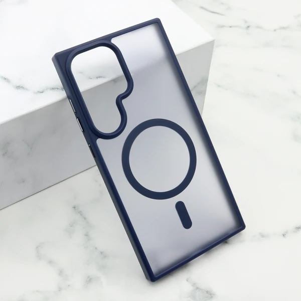 Futrola silky magsafe matte za samsung s928b galaxy s24 ultra 5g plava