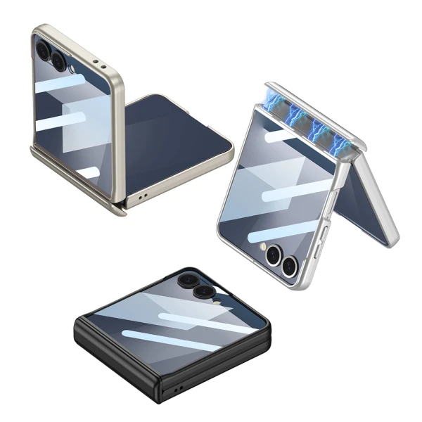 Futrola smooth line za samsung f751b galaxy z flip 7 5g roze (gkk case)