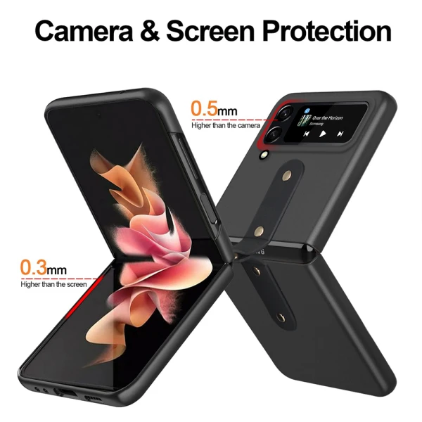Futrola slim pc protective za samsung z flip 4 roze