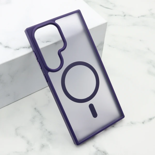 Futrola silky magsafe matte za samsung s928b galaxy s24 ultra 5g ljubicasta