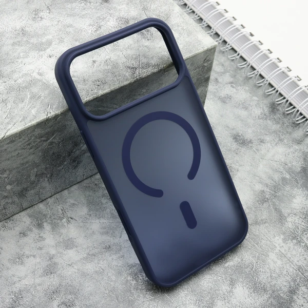 Futrola silky magsafe matte za iphone 17 pro max (6.9) plava