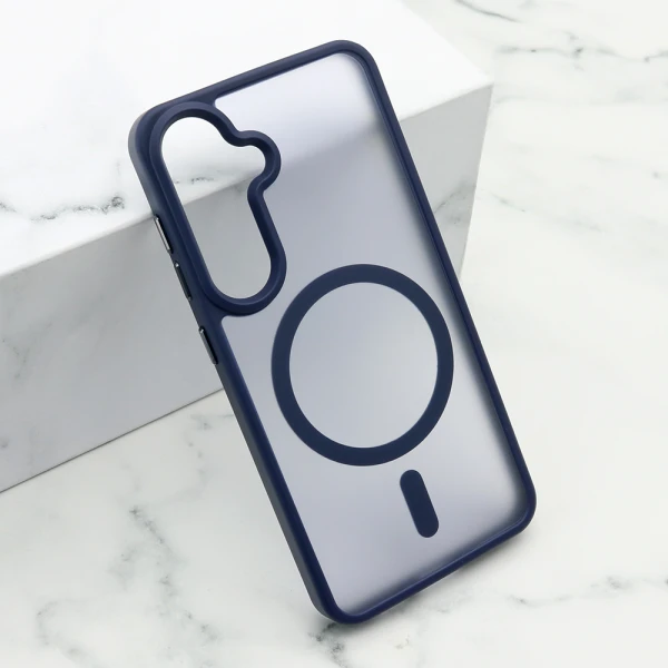 Futrola silky magsafe matte za samsung s921b galaxy s24 5g plava