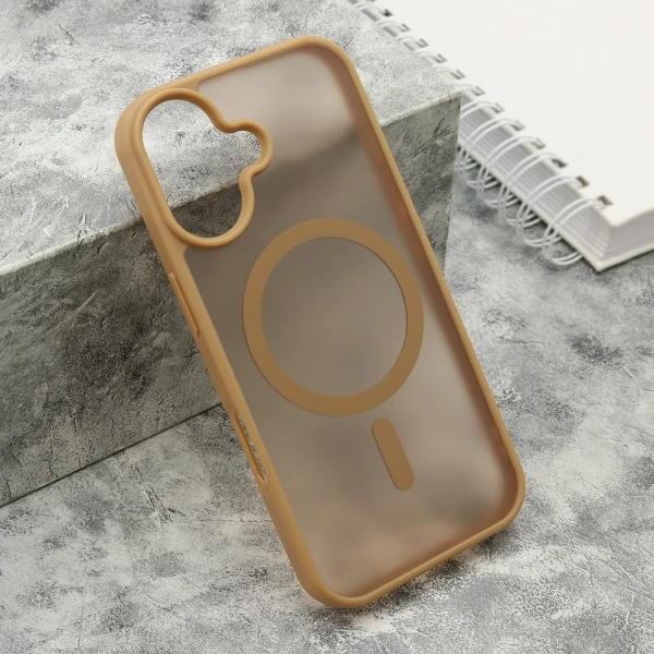 Futrola silky magsafe matte za iphone 17 (6.3) zlatna
