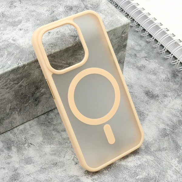 Futrola silky magsafe matte za iphone 15 pro (6.1) roze