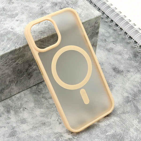 Futrola silky magsafe matte za iphone 15 (6.1) roze