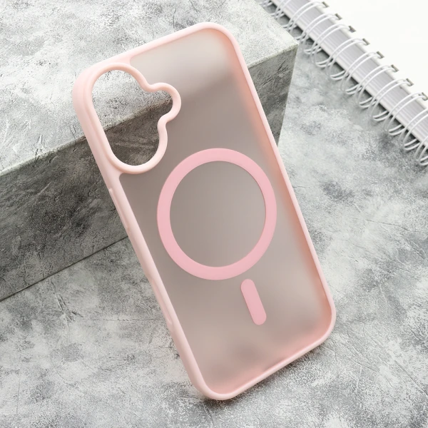 Futrola silky magsafe matte za iphone 17 (6.3) roze