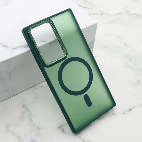 Futrola silky magsafe ii za samsung s918b galaxy s23 ultra zelena