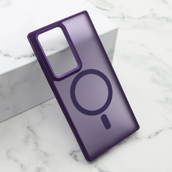 Futrola silky magsafe ii za samsung s918b galaxy s23 ultra ljubicasta