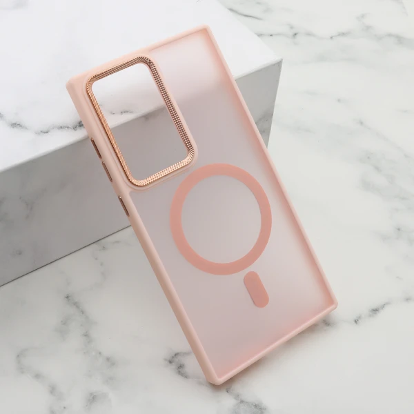 Futrola silky magsafe ii za samsung s918b galaxy s23 ultra roze