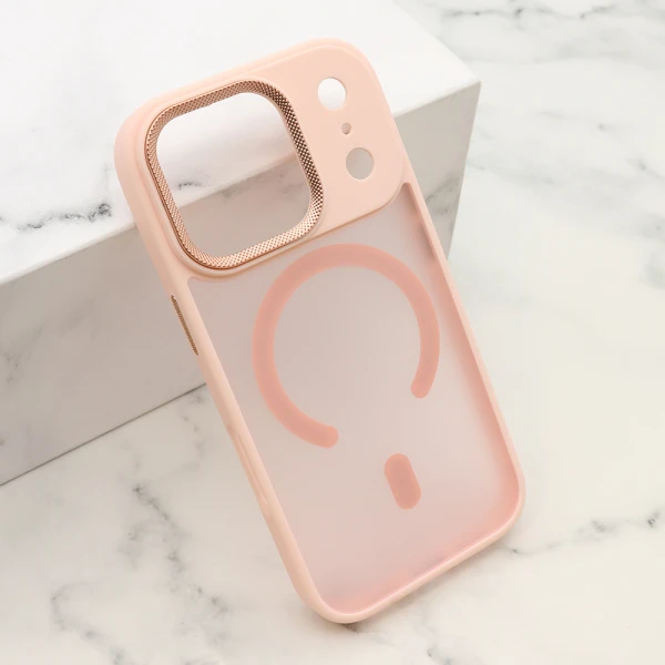 Futrola silky magsafe ii za iphone 17 pro (6.3) roze