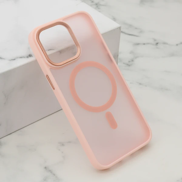 Futrola silky magsafe ii za iphone 15 pro max (6.7) pink