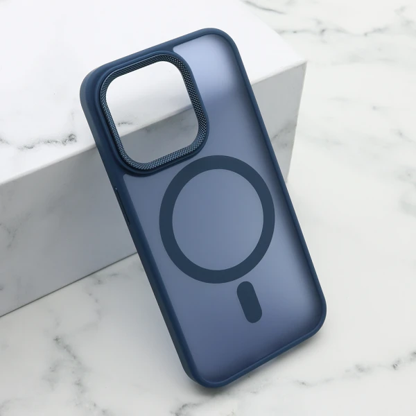 Futrola silky magsafe ii za iphone 15 pro (6.1) plava