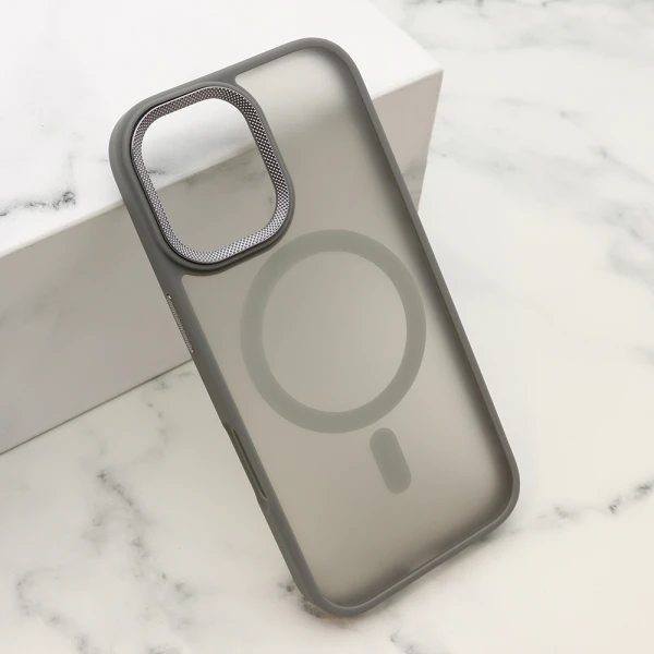 Futrola silky magsafe ii za iphone 17 (6.3) siva