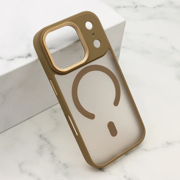 Futrola silky magsafe ii za iphone 17 pro (6.3) braon