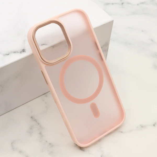 Futrola silky magsafe ii za iphone 17 (6.3) roze