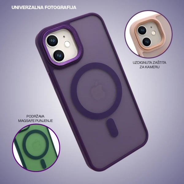 Futrola silky magsafe ii za iphone 14 pro max (6.7) plava