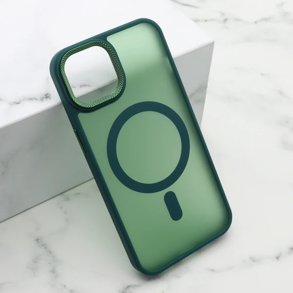 Futrola silky magsafe ii za iphone 13 (6.1) zelena