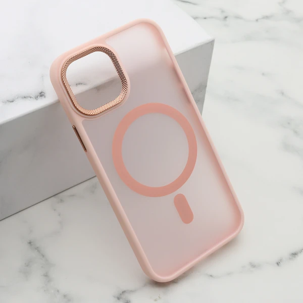 Futrola silky magsafe ii za iphone 12/12 pro (6.1) roze