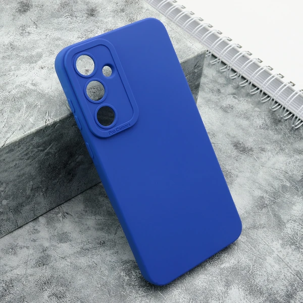 Futrola silikon pro camera za samsung a556b galaxy a55 5g tamno plava