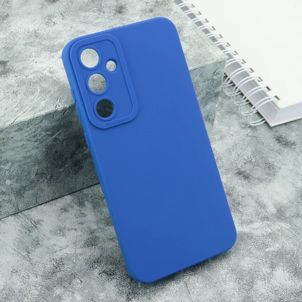 Futrola silikon pro camera za samsung a356b galaxy a35 5g tamno plava