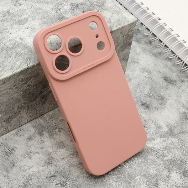 Futrola silikon pro camera za iphone 17 pro (6.3) roze