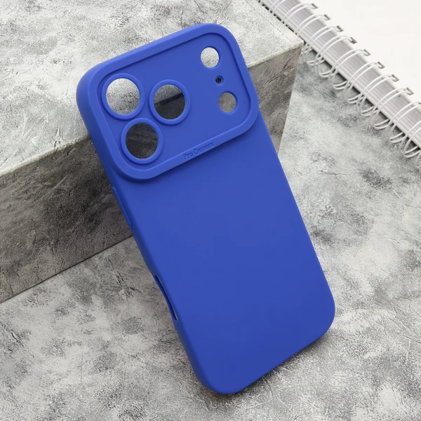 Futrola silikon pro camera za iphone 17 pro (6.3) tamno plava